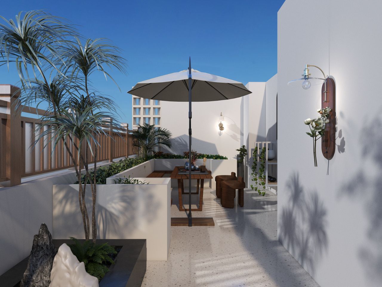 北京通州潞苑装修效果中古风-三室两厅-125平米-案例